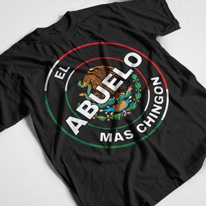 El Abuelo Mas Chingon PNG Design, Wysokiej Jakości Projekt Obrazu, Meksykański Dziadek T-shirt Design, Meksykańska Ilustracja Tee