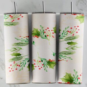 Christmas Blank Tumbler Design, Sublimation Design for 20oz Skinny Tumblers, Tumbler Image, Sublimacion, Christmas Background Tumbler Wrap