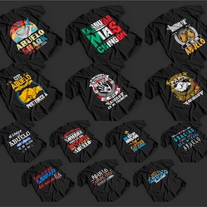 Diseños de camisetas de abuelo PNG, diseño de sublimación de abuelito, imagen de alta calidad de 300 ppp, diseño de camiseta de abuelo, ilustración de camiseta de abuelo
