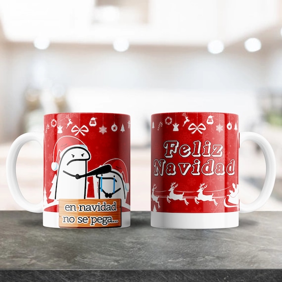 Feliz Navidad Mug Designs, Sublimation Design for 12 & 15oz Coffee