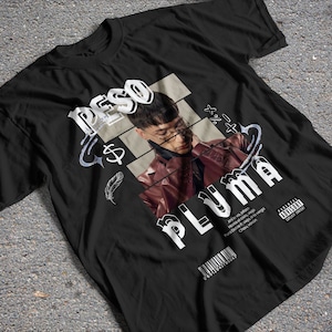 Peso Pluma PNG Shirt Design, Corridos Tumbados Sublimation Design, 300dpi High-Quality Image Urban T-Shirt Design, Doble P Tee Illustration
