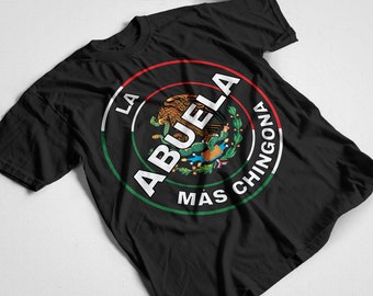 La Abuela Mas Chingona PNG Design, High-Quality Image Design, Mexican Grandma T-Shirt Design, Mexico Tee Illustration