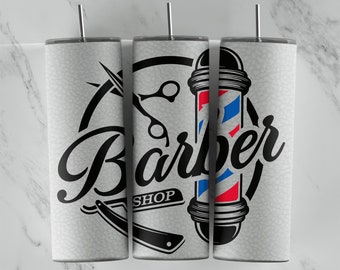 Barber Tumbler Design, For 20oz Tumbler, Sublimation Design, Novelty Cup, Tumbler Image, Sublimacion, Waterslide, Barbershop, Stylist