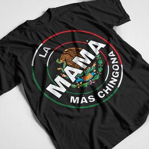 Conception PNG La Mama Mas Chingona, conception d'image de haute qualité, conception de t-shirt de maman mexicaine, illustration de t-shirt du Mexique
