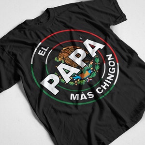 El Papa Mas Chingon PNG Design, hochwertiges Bilddesign, mexikanischer Vater T-Shirt Design, Mexiko T-Shirt Illustration