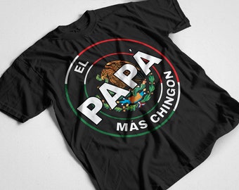 El Papa Mas Chingon PNG Design, High-Quality Image Design, Mexican Dad T-Shirt Design, Mexico Tee Illustration