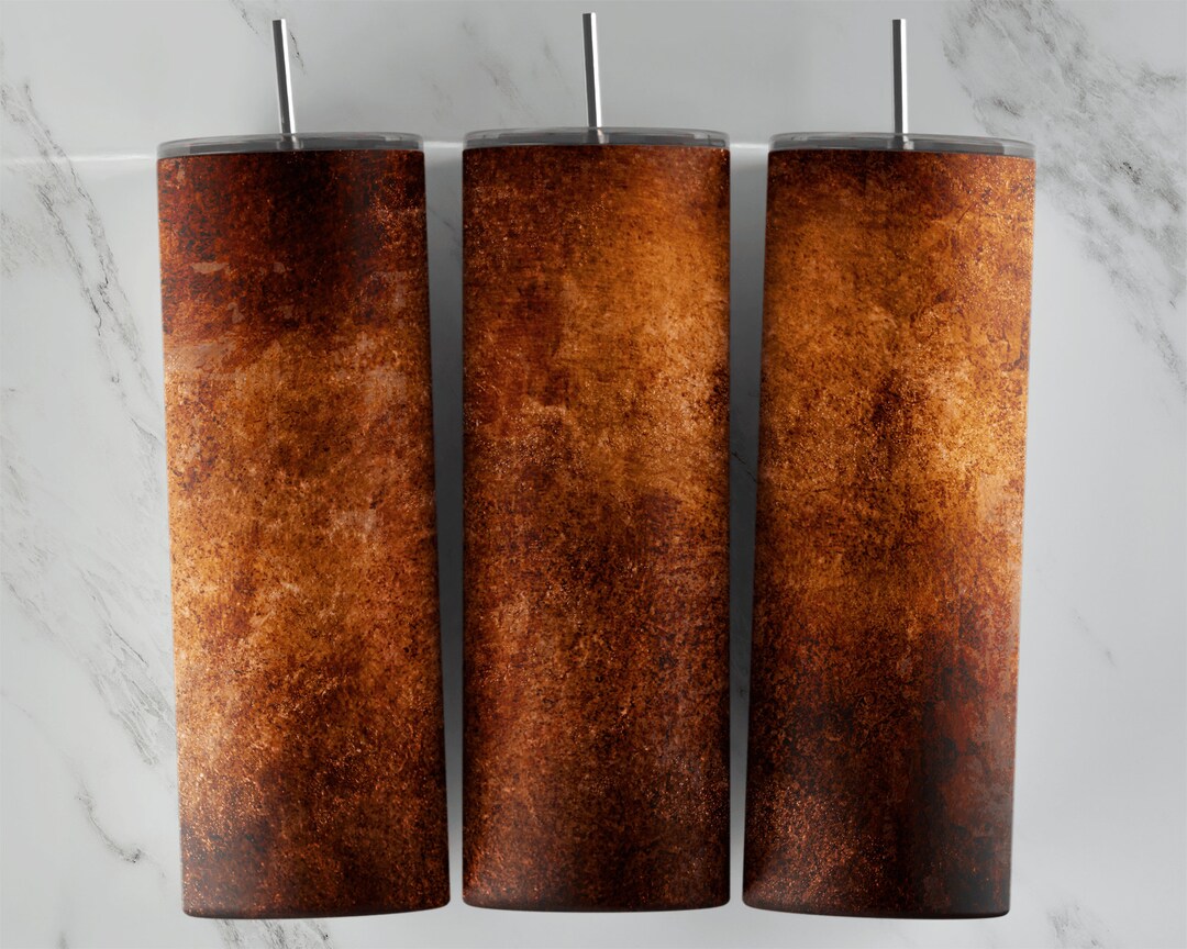 Rusty Tumbler Design, for 20oz Skinny Cups, Vinyl Wrap, Novelty Cup, Tumbler Image Sublimation