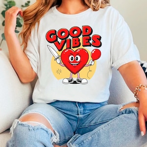 Gute Stimmung PNG, lustige Valentinstag PNG, Girly Sublimationsdesign, nur Vibes Shirt PNG, süßes Girly PNG, Herz PNG, sarkastisches PNG für Hemden
