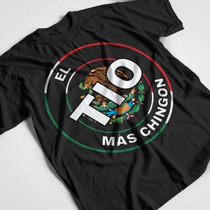 El Tio Mas Chingon PNG Design, Wysokiej Jakości Projekt Obrazu, Meksykański Wujek T-Shirt Design, Meksykańska Ilustracja Tee