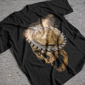 Skull T-shirt Design, Flowers Halftone Tee Design, Can Also