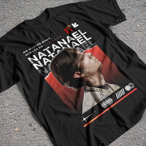 Natanael PNG Shirt Design, Corridos Tumbados Sublimationsdesign, 300dpi hochwertiges Bild Urban T-Shirt Design, Nata Tee Illustration
