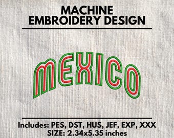 Mexico Hat Embroidery Design, Mexican Pes Files, DST embroidery designs, Cap Embroidery files