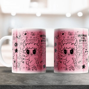 Bichota Season Sublimation Design for 12 & 15 oz Coffee Mugs, Novelty Cup, Coffee Mug Image, Plantilla Sublimacion, Karol G Mug
