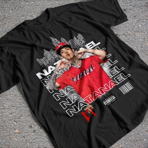 Natanael PNG Shirt Design, Corridos Tumbados Sublimationsdesign, 300dpi hochwertiges Bild Urban T-Shirt Design, Nata Tee Illustration