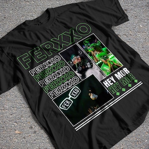 Ferxxo PNG Shirt Design, Reggaetón Sublimationsdesign, 300 dpi hochwertiges Urban T-Shirt Design, Perreo Merch Tee Illustration
