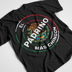 El Padrino Mas Chingon PNG Diseño, Diseño de imagen de alta calidad, Diseño de camiseta del Padrino mexicano, Ilustración de camiseta de México