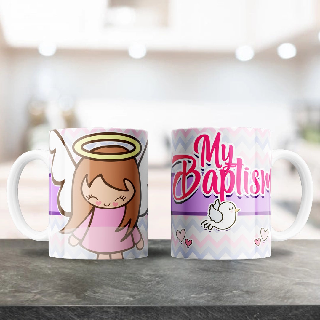 My Baptism Mug Wraps 12 Oz Mug PNG, 15 Oz Sublimation Designs for