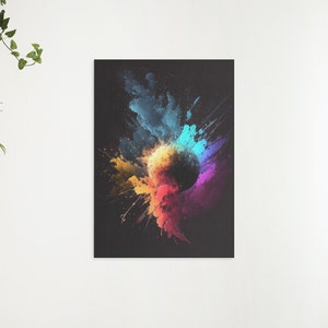 Burst of Galaxy Digital Art, Colorful Galaxy Poster, Printable Galaxy Picture, Galaxy Artwork, Galaxy Digital Downloadable Poster