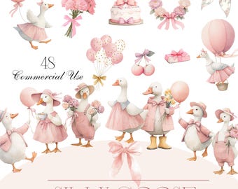 Silly Goose Clipart, 48 png
