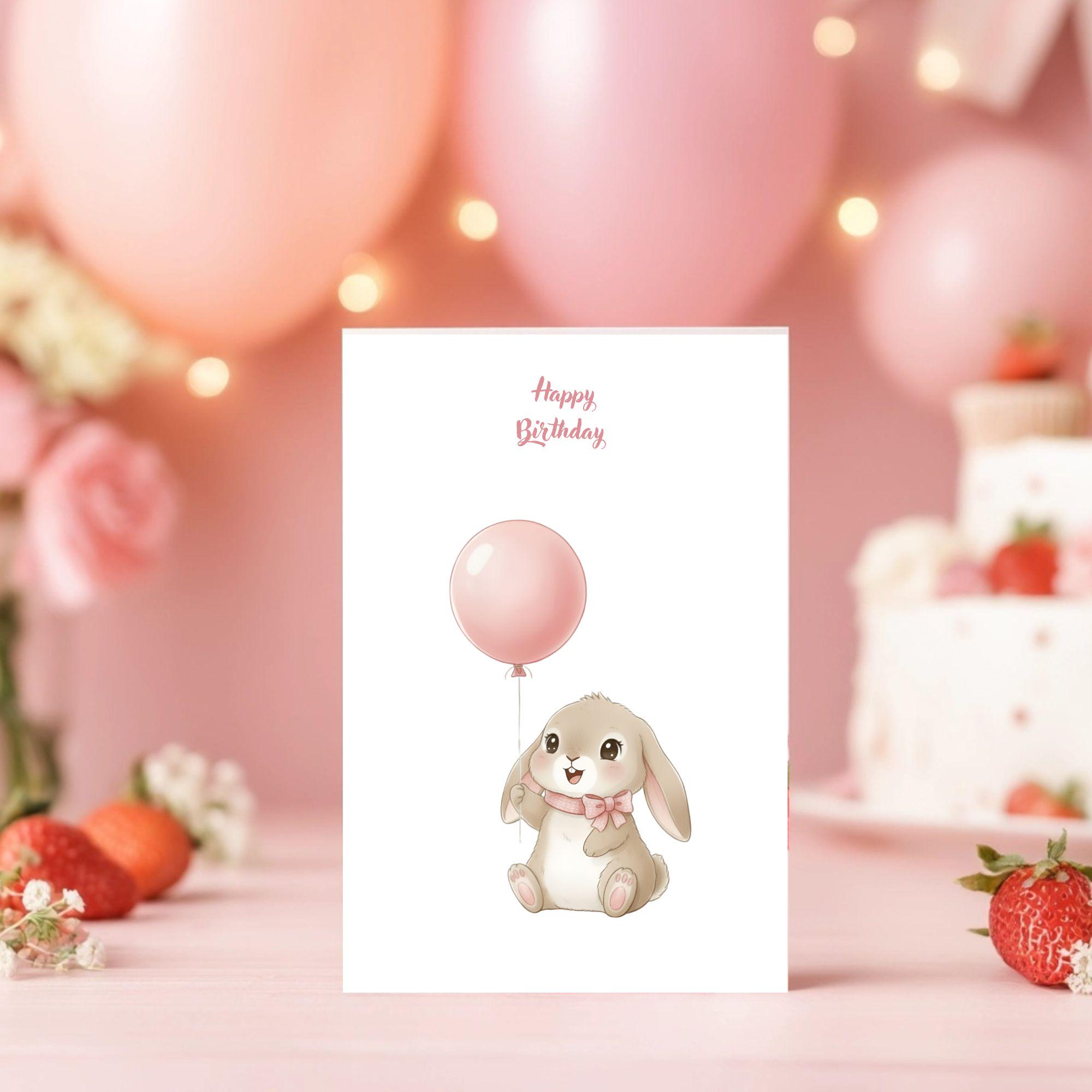 Cute Bunny Clipart Bundle, Watercolor Rabbit PNG Set, Baby Shower ...