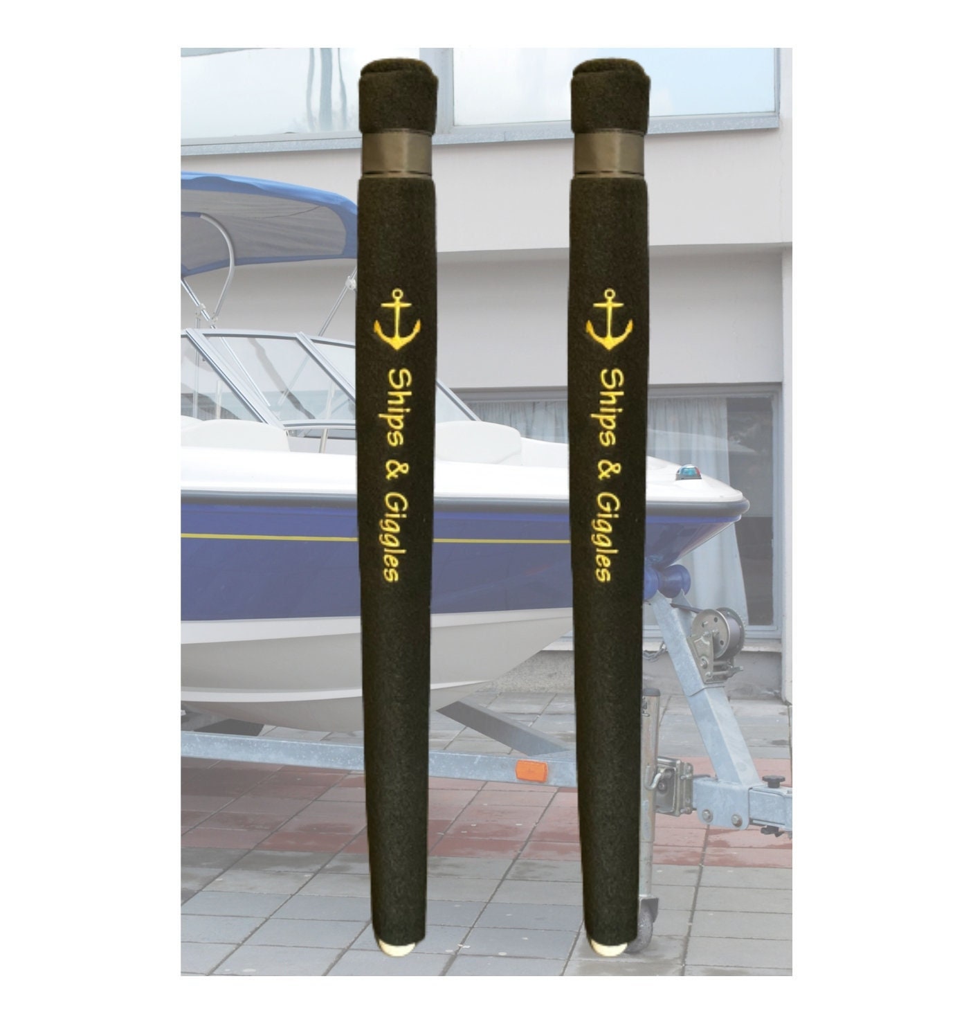 Personalized Trailer and Boat Lift Guide Pole Covers Pair Etsy