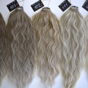Ponytail Braids Extension Elastic Band Kanekalon Boho braids with viking dreadlocks ponytail fishtail ponytail Long brown curly hair wave