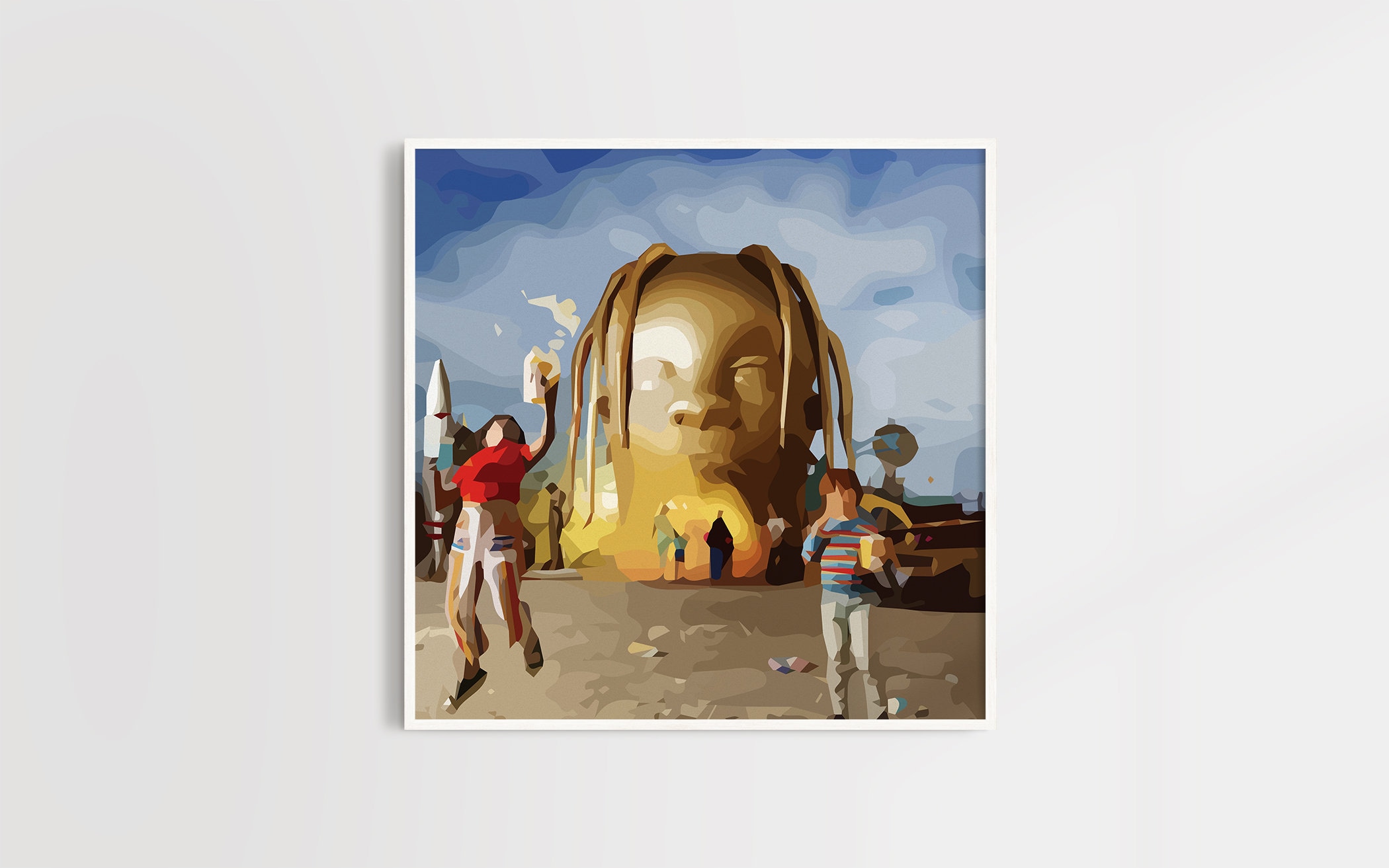 Travis Scott Astroworld Minimalist Album Cover Wall Art Print Hip-hop Gift  for Music Lovers 12x12 Inches -  Canada