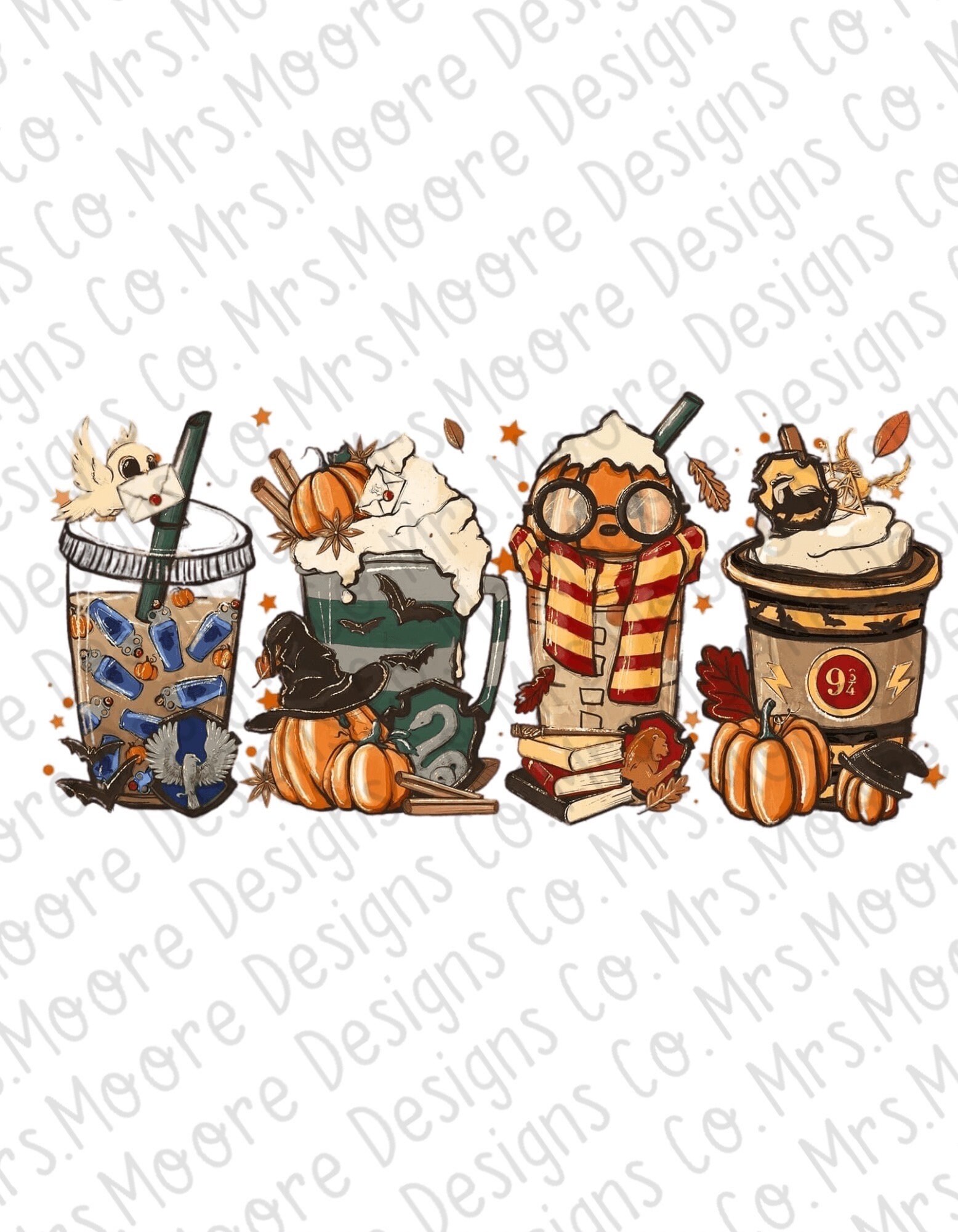 Harry Potter Movie Coffee Bundle PNG movie Characters Coffee Etsy