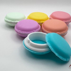Recolector y organizador de brocas con forma de macarrón, contenedor con base magnética en seis colores, para guardar puntas de bolígrafo o cera.