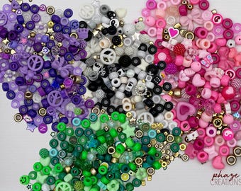 200 + Kandi Perlen: Rave Armband, Halskette & Haarschmuck