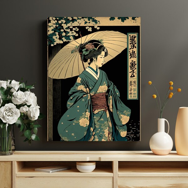 Kimono Art - Etsy