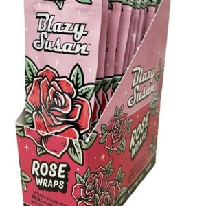Blazy Susan Rose Petal Hemp Wraps - Great and Light Flavor