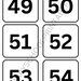 100 Printable Numbers 1-100 Flashcards/primary School Maths Cards - Etsy