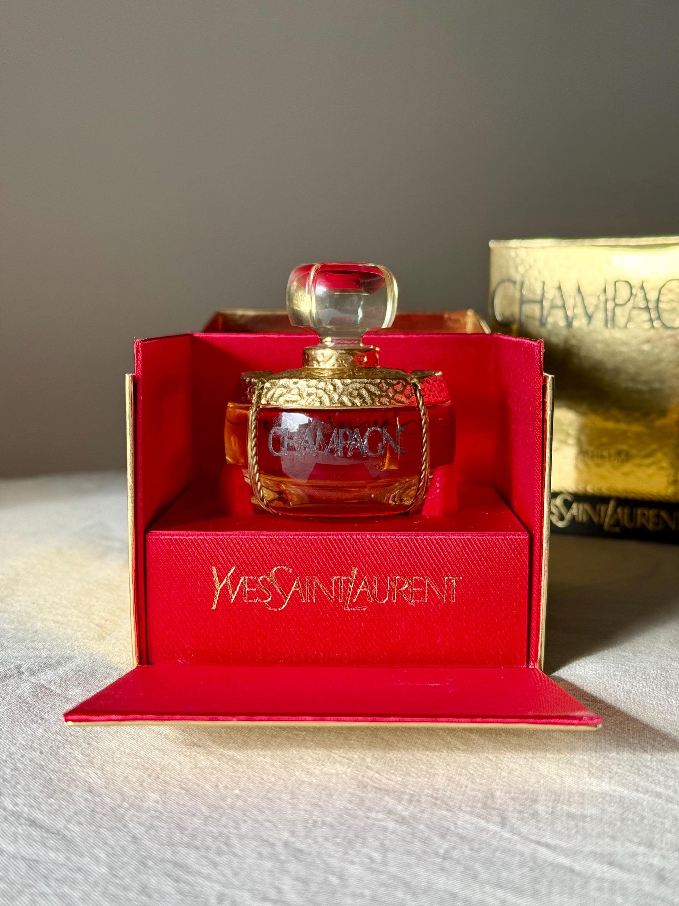 Vintage YSL Champagne Parfum Extrait 30ml - Etsy