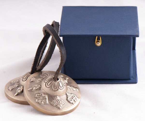 Tibetan Cymbals - 8 Lucky Symbols - Buddhism - Instrument - Instrument ...