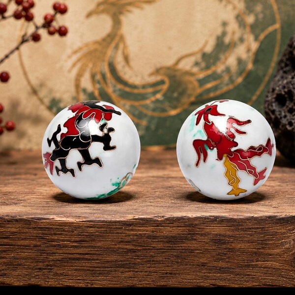 Chinese Qi Gong Music Therapy Balls - Mental Health - Traditional Medicine - Meditation - Health Balls - Stress Balls - optional