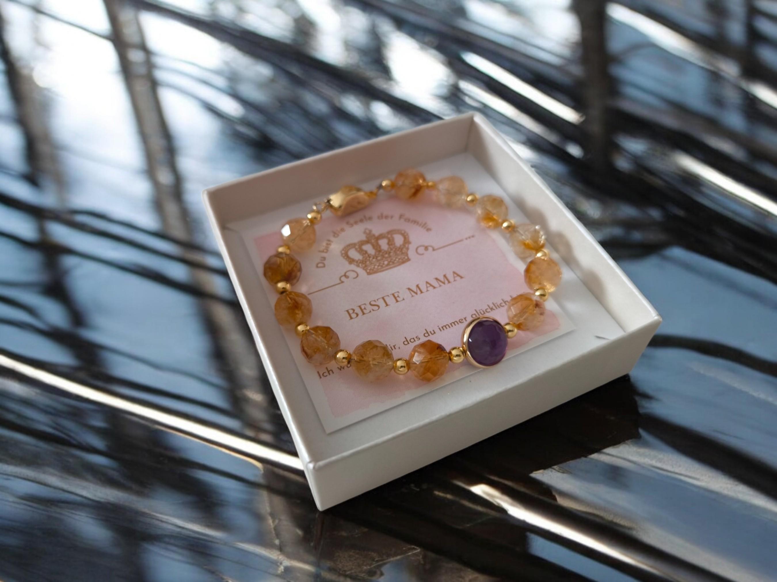 Reichtum & Fülle Edelstein Armband: Natürliche Crystal Healing Schmuck