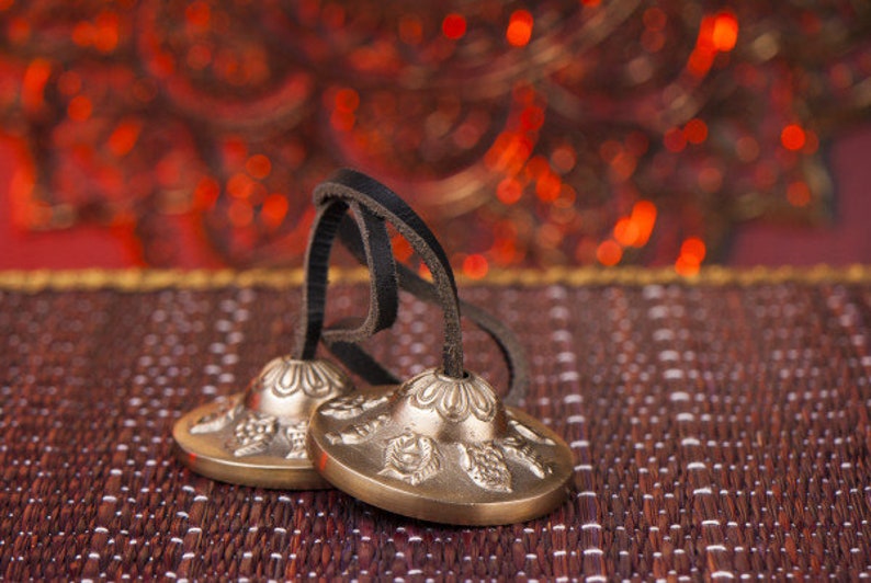 Tibetan Cymbals - 8 Lucky Symbols - Buddhism - Instrument - Instrument ...