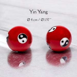 Palline Qi Gong In Rame Smaltato - Diametro 45 Mm, Per Meditazione E Benessere - Foto 11