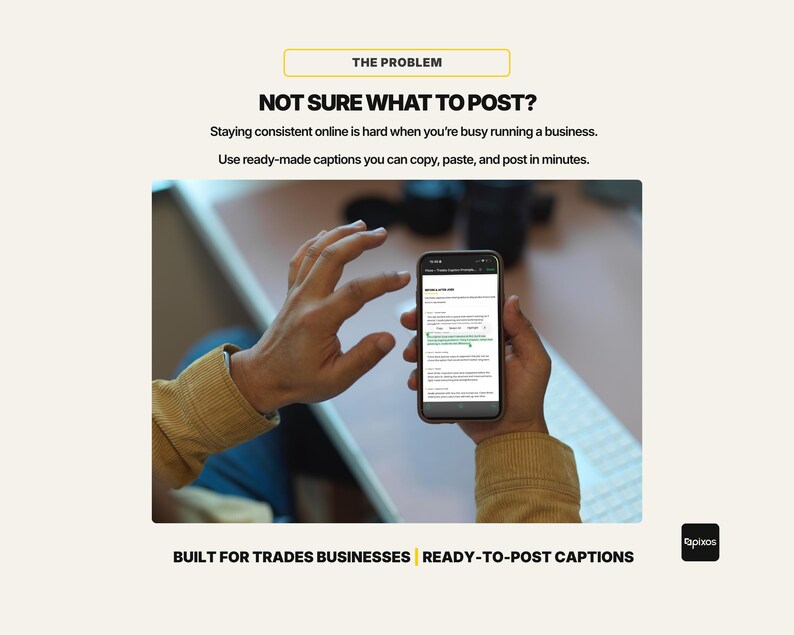 Trade Business Social Media Captions | Copy and Paste Caption Guide for ...