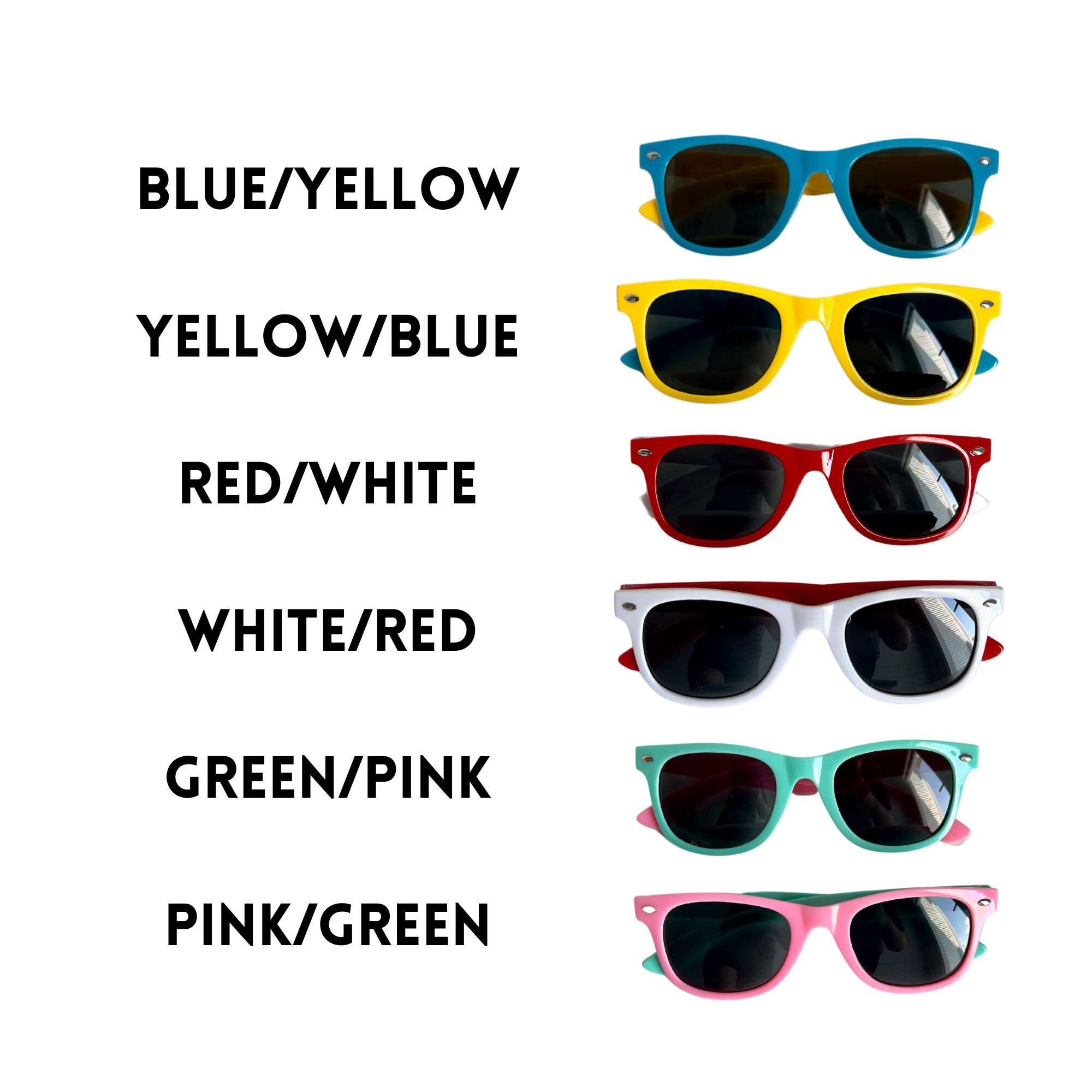 CUSTOM KIDS SUNGLASSES Boys Personalized Sunglasses Toddler Etsy