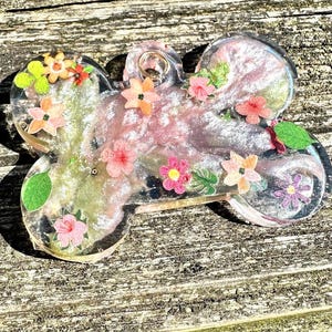 Floral Jungle Dog Pet ID Tag-48