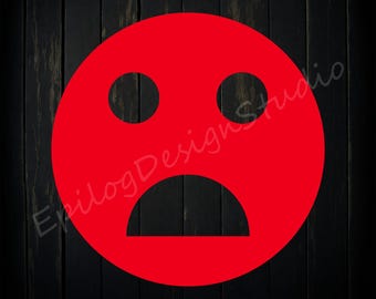Smiley Rating SVG | Smiley Rating System | Emoji Rating System | Flat | Transparent | Vector