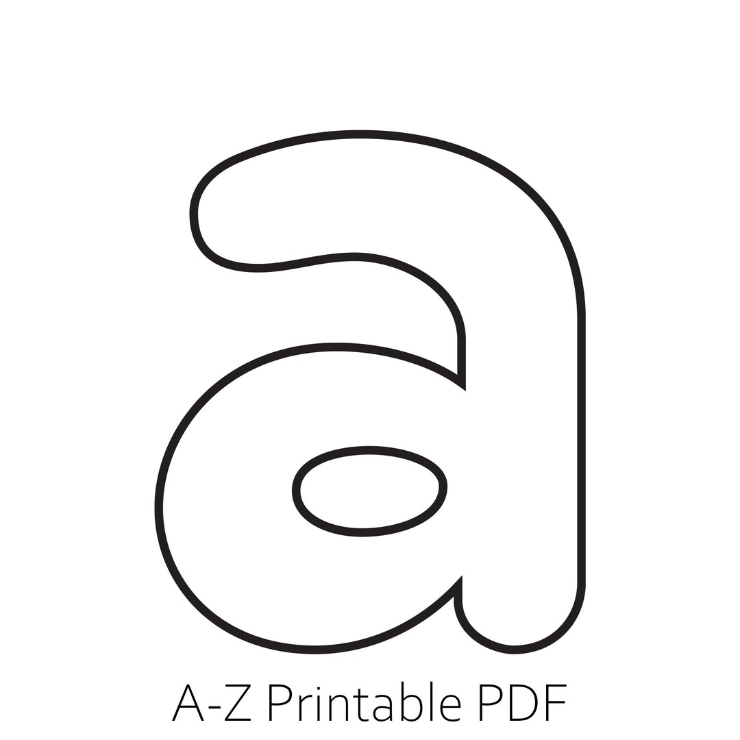 アルファベット（小文字 A～Z） | アルファベット（小文字） | 印刷用