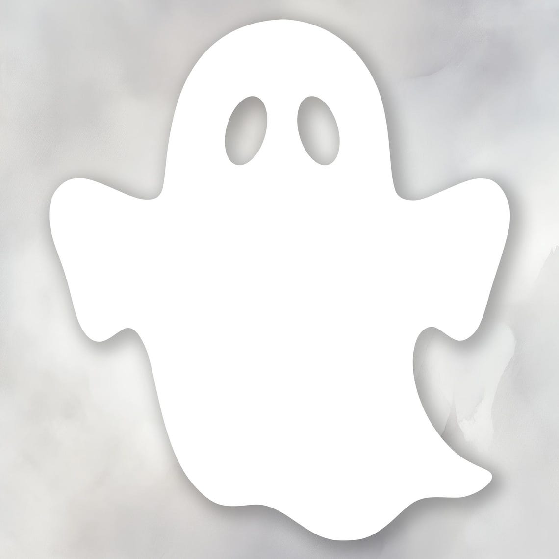 Ghost SVG PNG #4 | Floating Ghost Shape | Minimalist Ghost Clipart ...