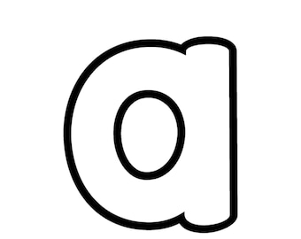 Alfabetletters, kleine letters a tot z - pdf om af te drukken | Grote kleine hoofdletters | Ideaal voor leeractiviteiten