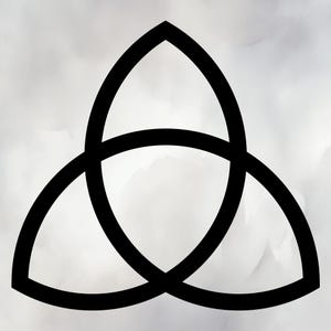 Celtic Trinity Knot SVG PNG Solid – Triquetra Symbol Clipart for Cricut, Silhouette & Printables