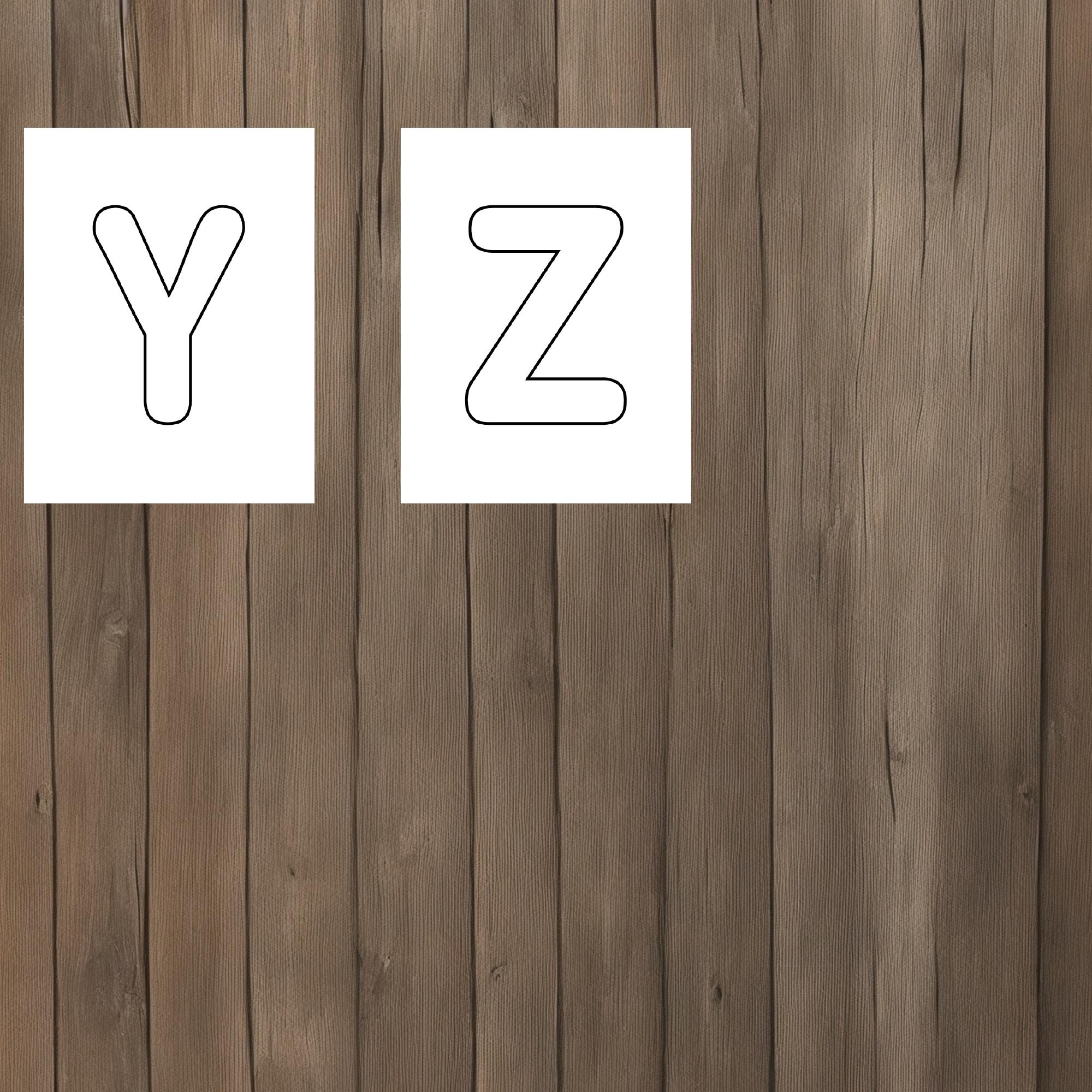 Capital I Rounded Alphabet Letters Uppercase A to Z - PDF for Print | Large Uppercase ...