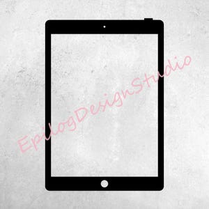 Tablet Frame SVG | iPad Frame SVG | Vector