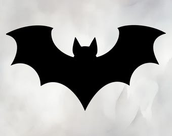Bat SVG PNG | Halloween Bat Silhouette | Spooky Clipart for Cricut, Silhouette, Print, and Digital Use.